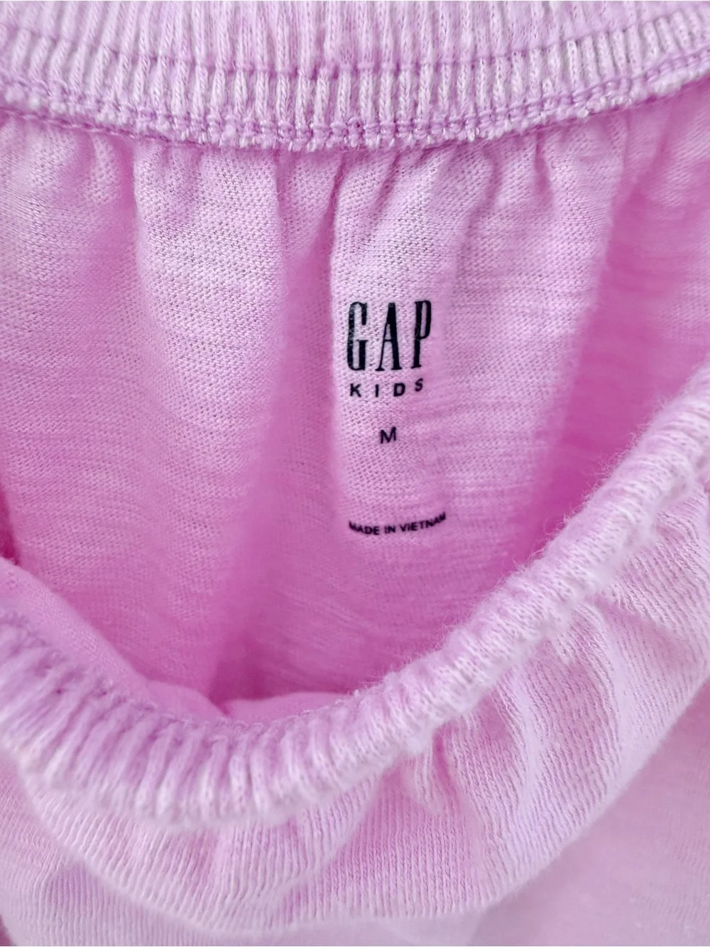 GAP Girls Pink Off-Shoulder Flutter Sleeve Top- Girls M